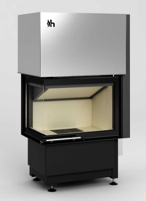 Hajduk Kaminbausatz IMPERIAL MEDIUM mit Smart 2 P(L)XTh mit schmalem Untersims