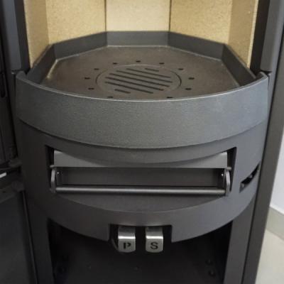 H&M Kaminofen EVO 2.1 schwarz mit Naturstein