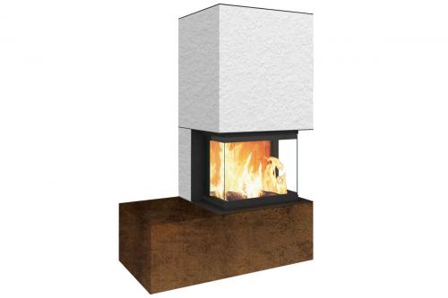 neocube P33 von cb-tec in Just White und Iron Corten