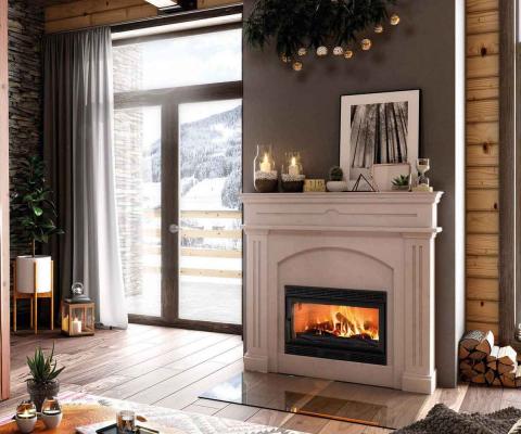 Preview: Spartherm Kaminkassette 1V auf Maß