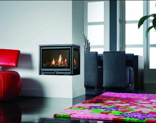 Wanders gas fireplace Square 60G Edge left