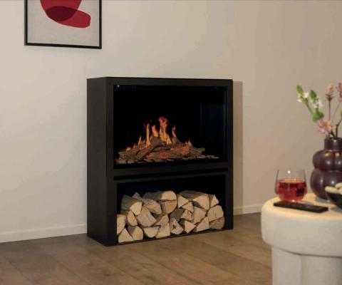 Elektrokamin Orion Traditional Black Edition High von Wanders-Modern Flames