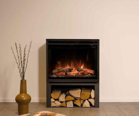 Elektrokamin REDSTONE 610 Black Edition High von Wanders-Modern Flames