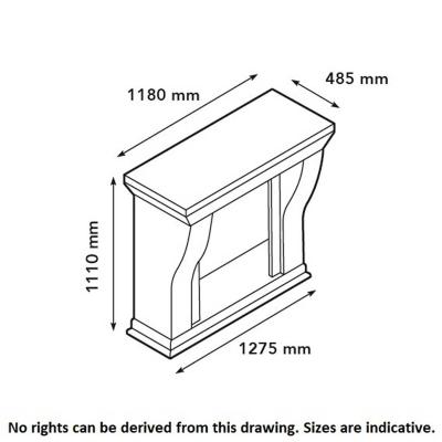 Electric fireplace Xaralyn Louis Optimyst