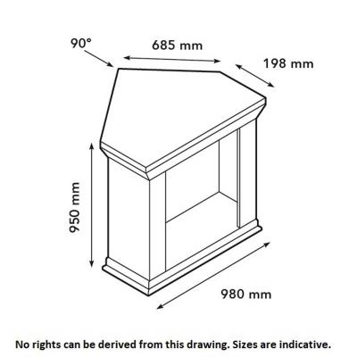 Preview: Electric fireplace Xaralyn Cadiz Corner Levico