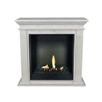 Ethanol fireplace Xaralyn Cadiz Stone White Classic