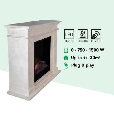 Electric fireplace Xaralyn Kos Levico