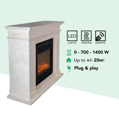 Electric fireplace Xaralyn Kos Lucius