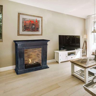 Ethanol fireplace Xaralyn Kos Stone Anthracite with stone decor