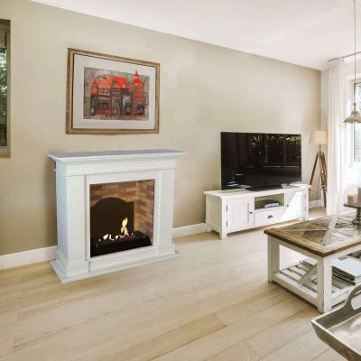 Ethanol fireplace Xaralyn Kos Stone white with Medaillon