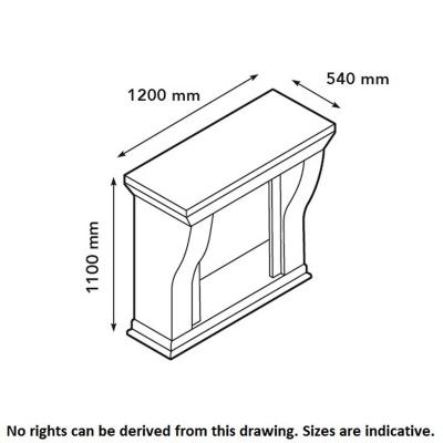 Electric fireplace Xaralyn Kreta Levico