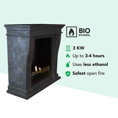 Xaralyn Bioethanolkamin Kreta Mini Stein anthrazit