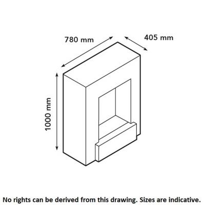Electric fireplace Xaralyn Todos Optimyst