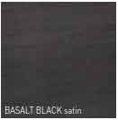 BASALT BLACK satin