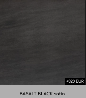 BASALT BLACK satin