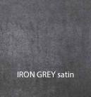 IRON GREY satin