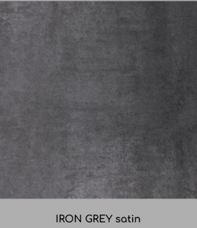 IRON GREY satin
