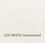 JUST WHITE riverwashed