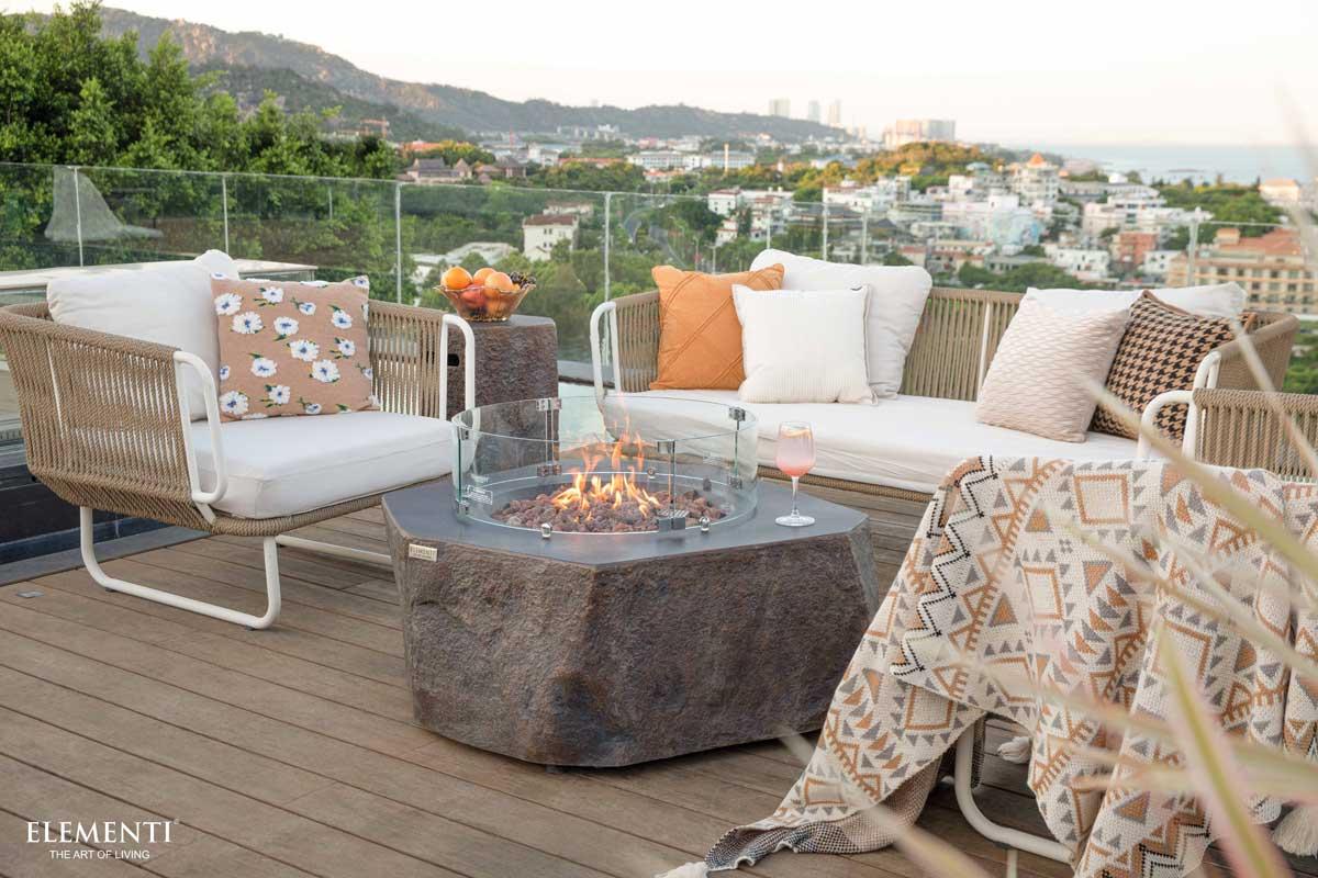 Elementi gas fire pit Dukono
