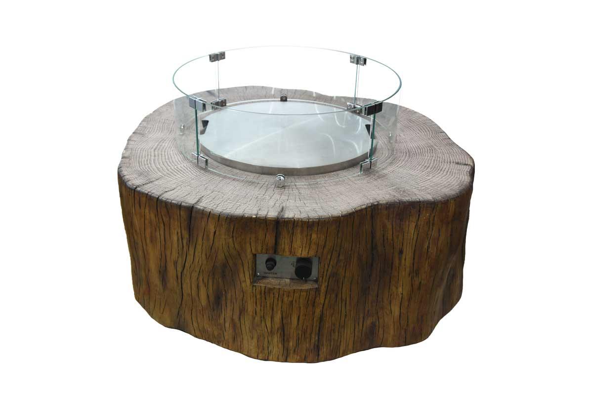 Elementi gas fire pit Manchaster grey