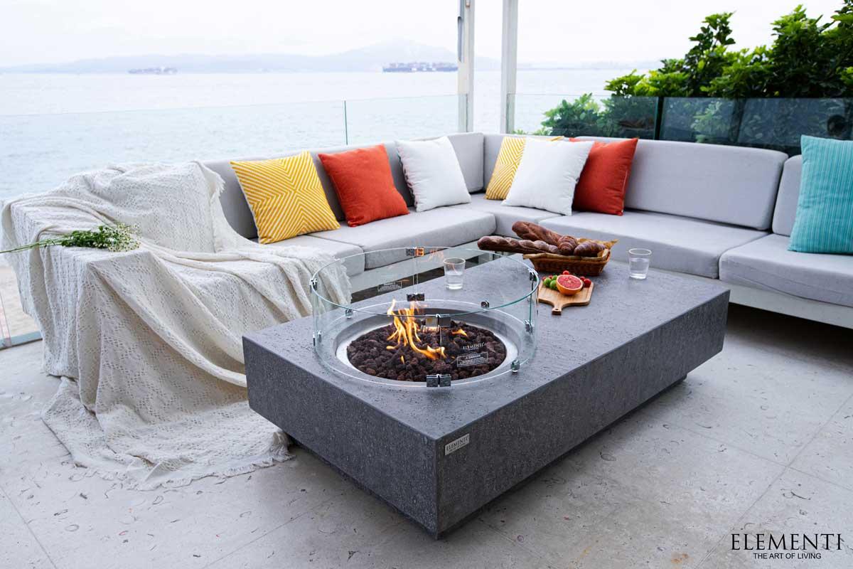 Elementi gas fire pit Ubinas