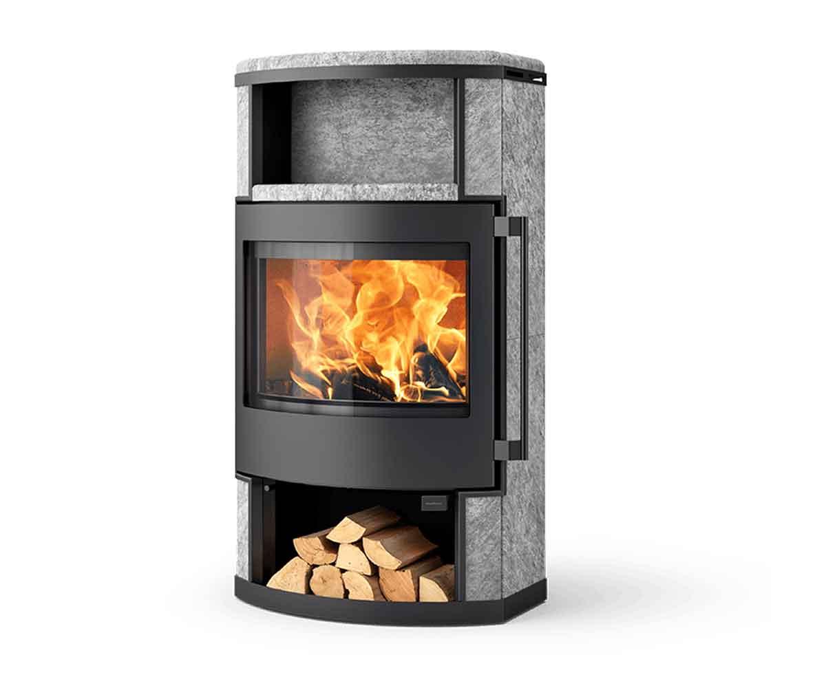 Kaminofen Skantherm Ator Panorama 2.0 Speckstein