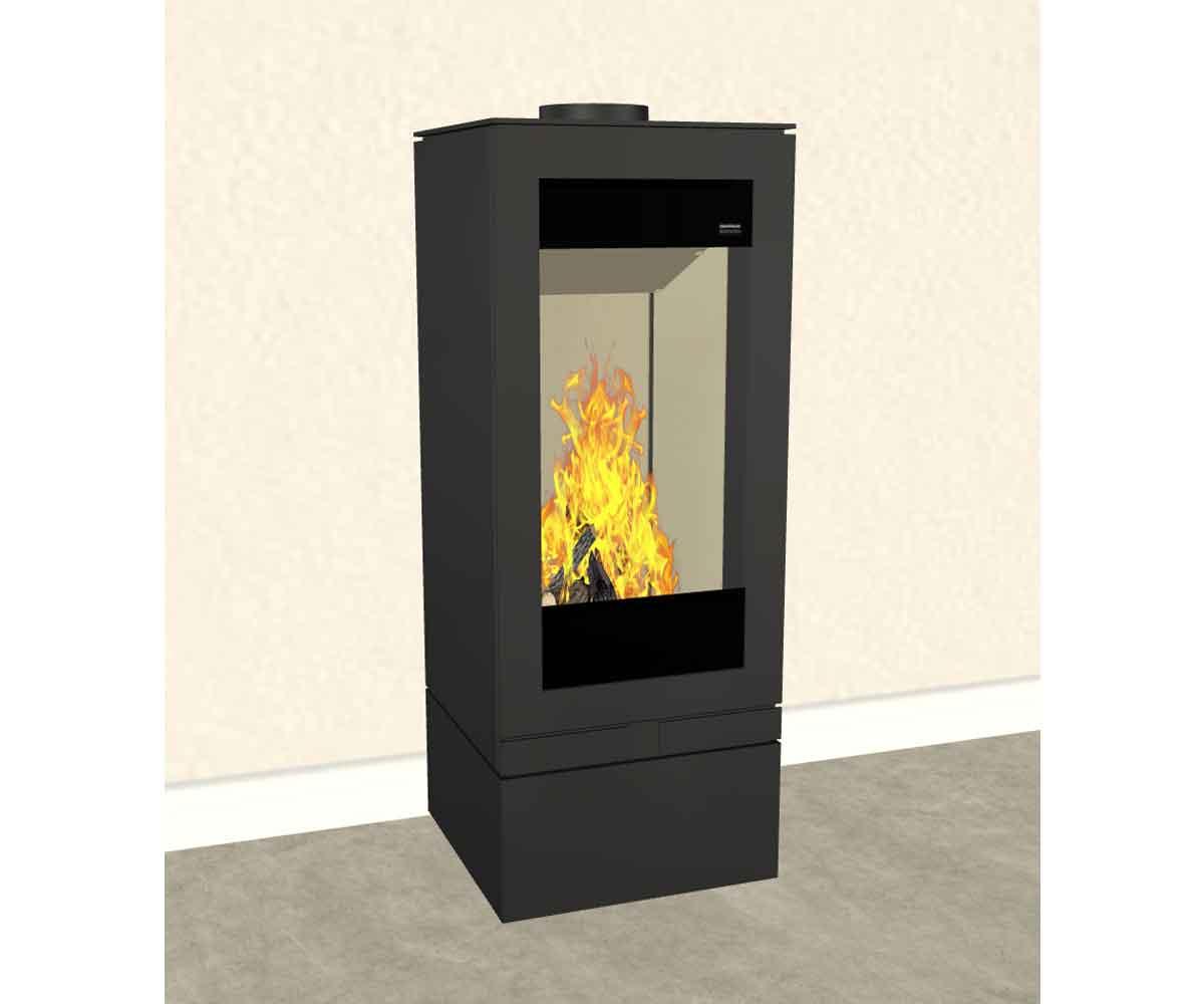 Kaminofen Skantherm Elements 400 Front