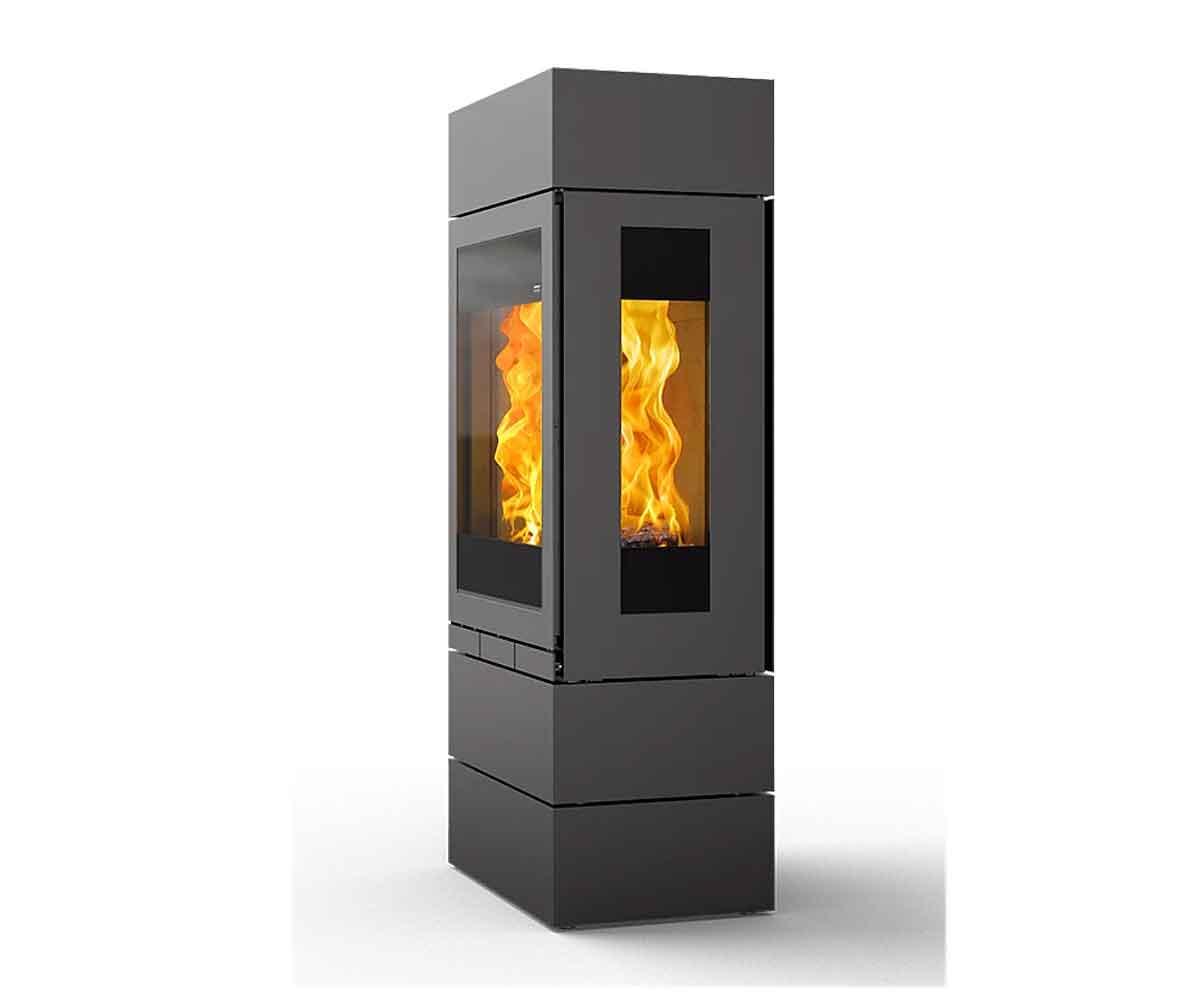 Kaminofen Skantherm Elements 603 2 Seiten mit 2 Zusatzmodulen