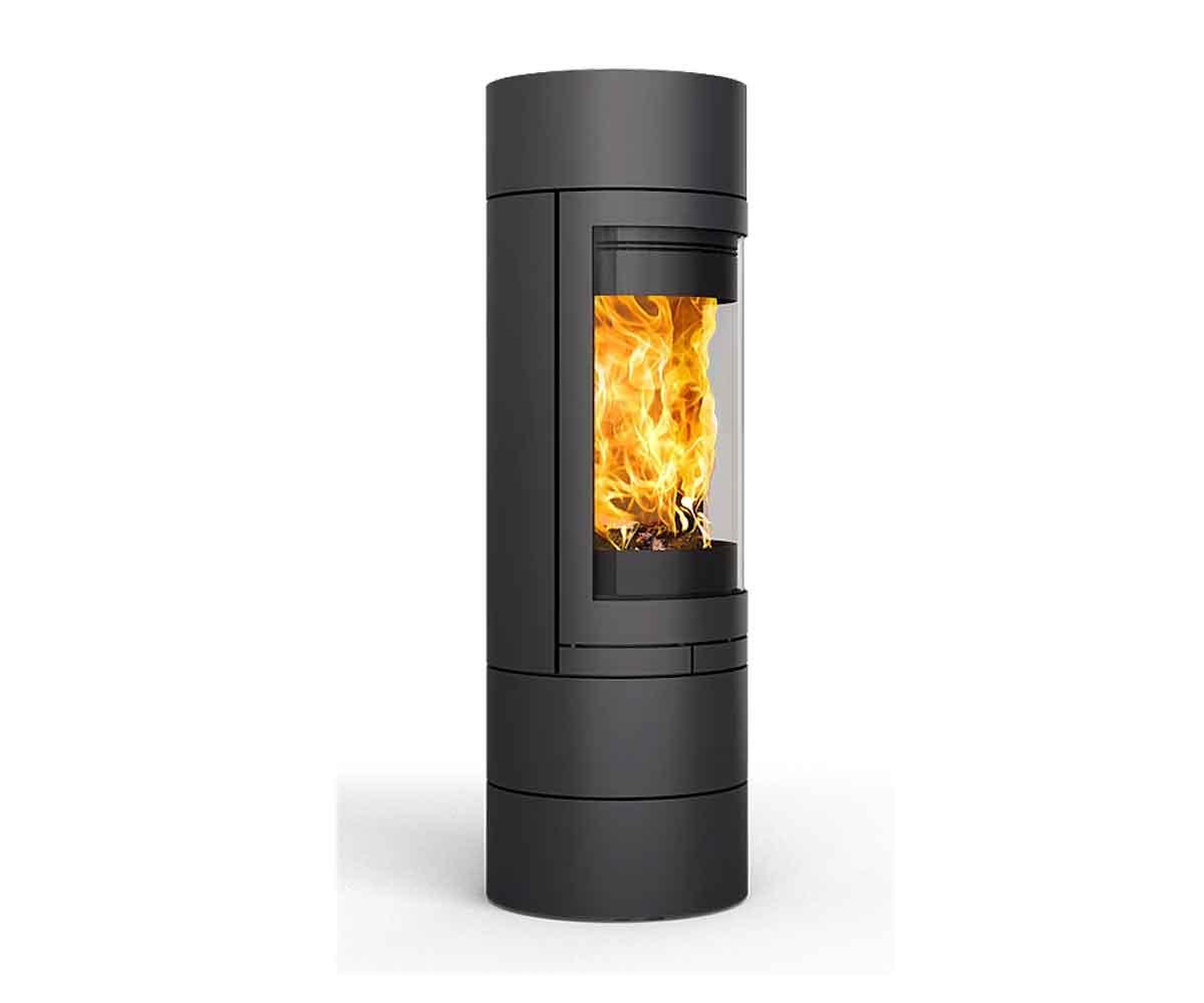 Kaminofen Skantherm Elements Rund mit 2 Zusatzmodulen