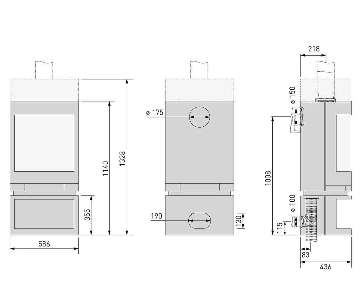 Kaminofen Skantherm Emotion M