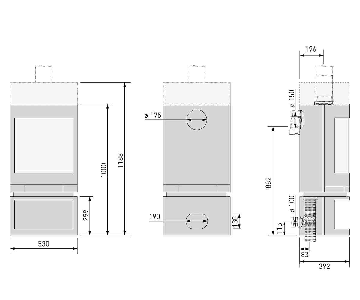 Kaminofen Skantherm Emotion S