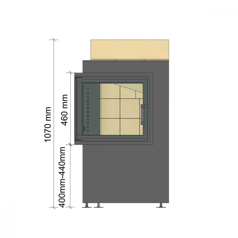 Brula Komplett-Feuerraum Typ B Plus 90