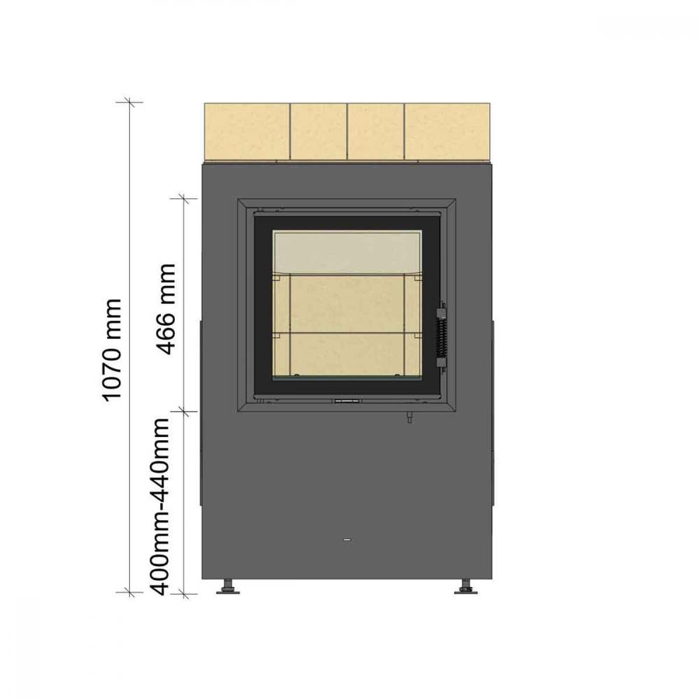 Brula Masonry Heater Typ C Plus