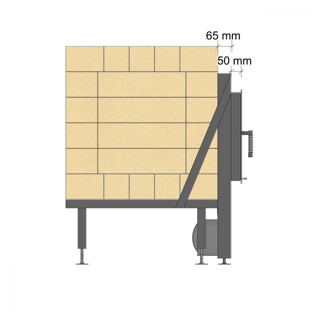 Brula Masonry Heater Typ D Plus deep