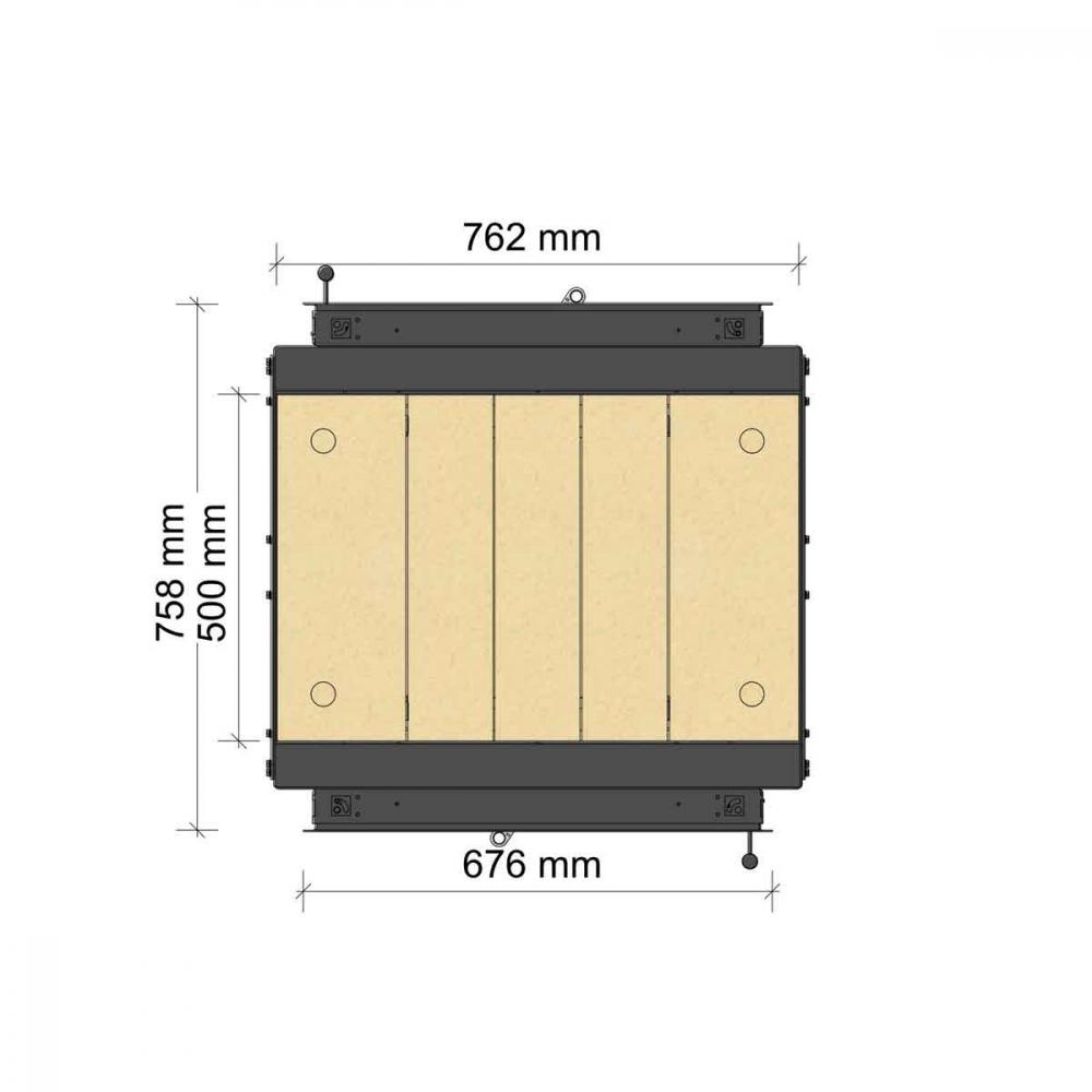 Brula Komplett-Feuerraum Typ D Plus Tunnel