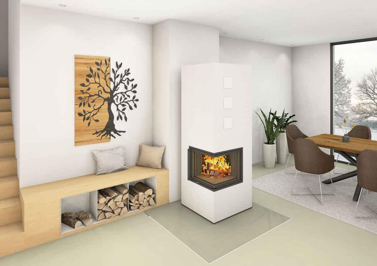 Brula Kleinspeicherofen Quadro Eck