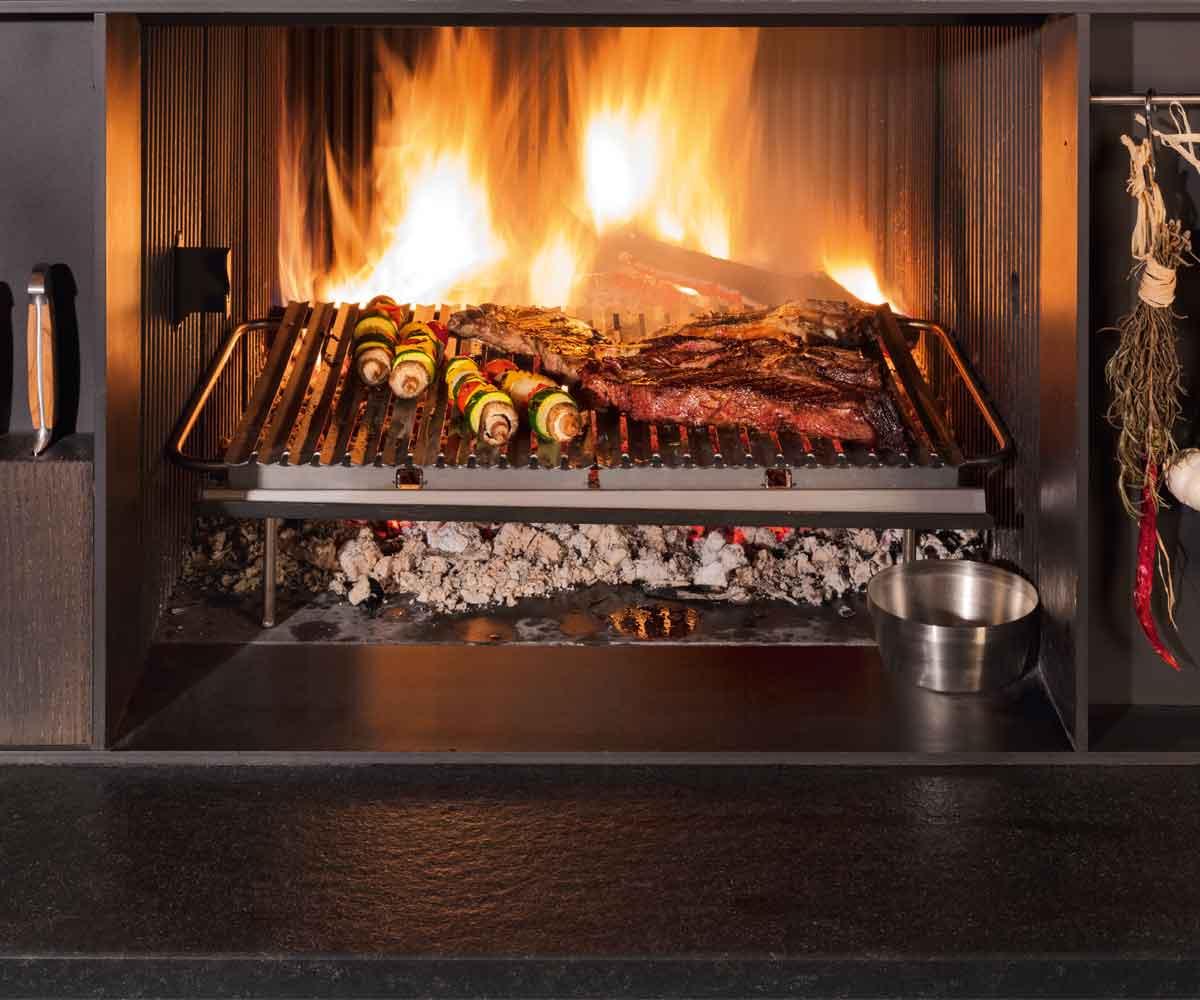 Brunner open fireplace flat Urfeuer-Kitchen® 50/66