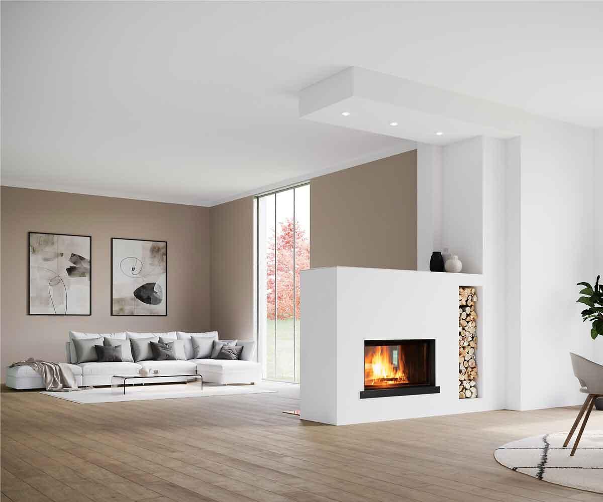 Brunner fireplace BKH 5.0 Tunnel 50-98 ST green