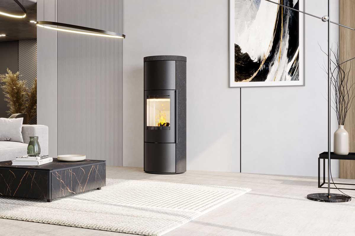 stove Vaio IQ 33 XL from cb-tec nero marsala