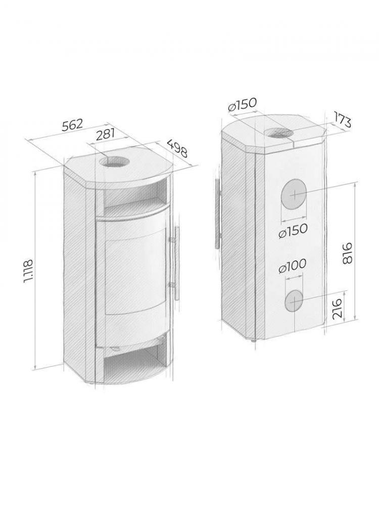 Kaminofen Drooff Arola 2