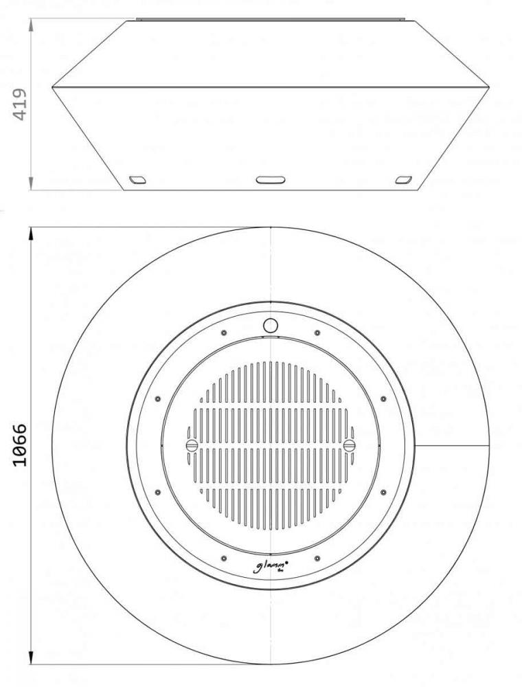 Glammfire Feuerstelle Operetta