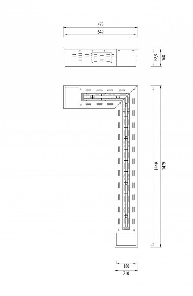Glammfire L-Burner 1200+400 Crea7ionEVOPlus