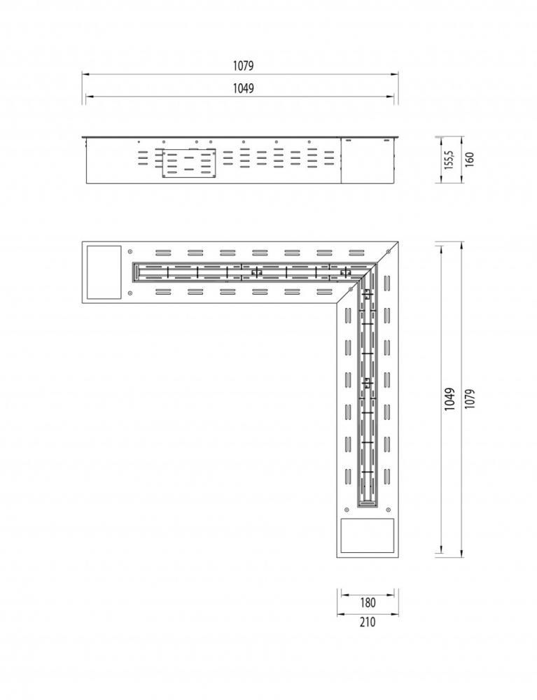 Glammfire L-Burner 800+800 Crea7ionEVOPlus