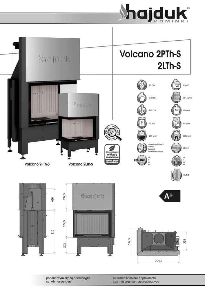 Kamineinsatz Hajduk Volcano 2LTh-S