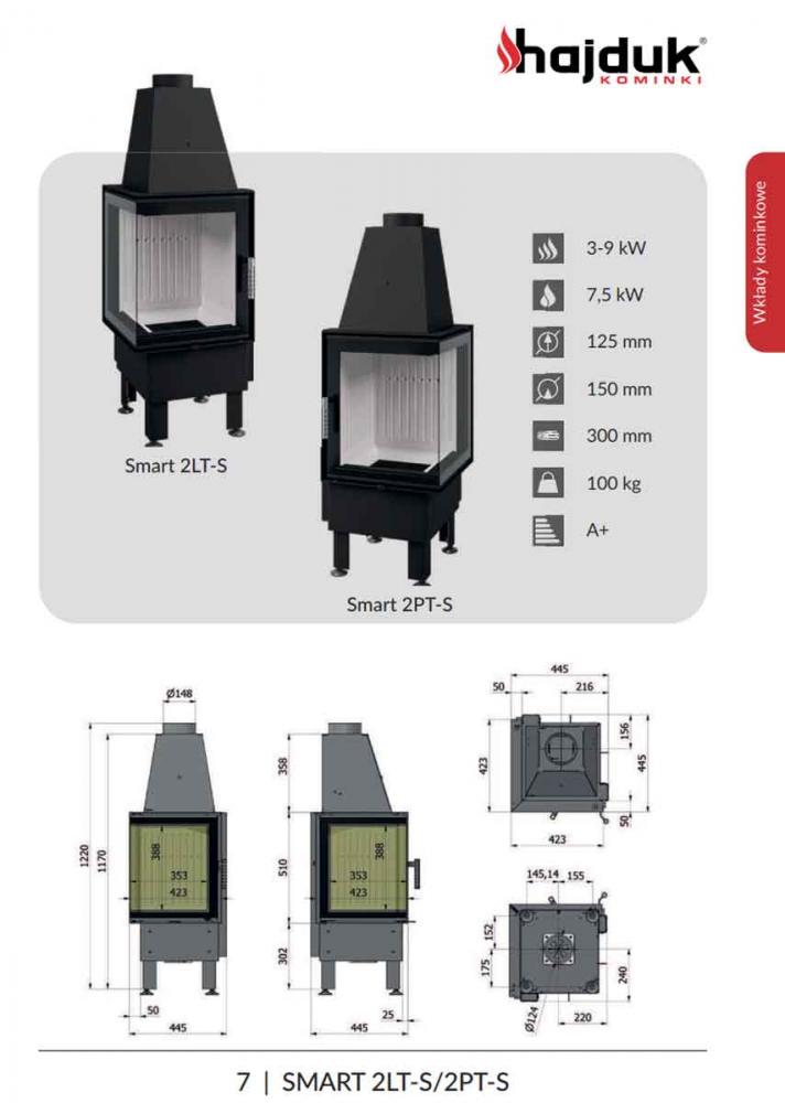Kamineinsatz Hajduk Smart 2PT-S