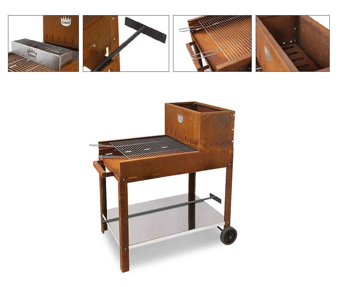 Clementi Holzgrill Flipper