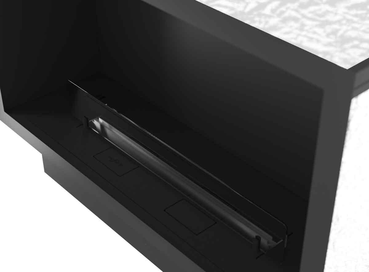 Ethanol built-in fireplace Infire Basic Inside 1000 Etronic