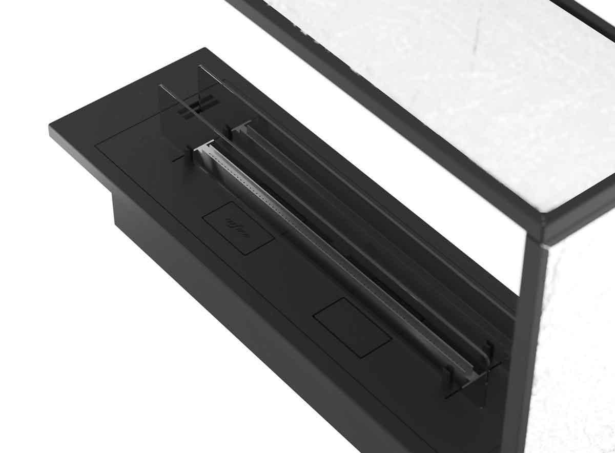 Automatik Bioethanol-Einbaukamin U1000 Basic Etronic von Infire