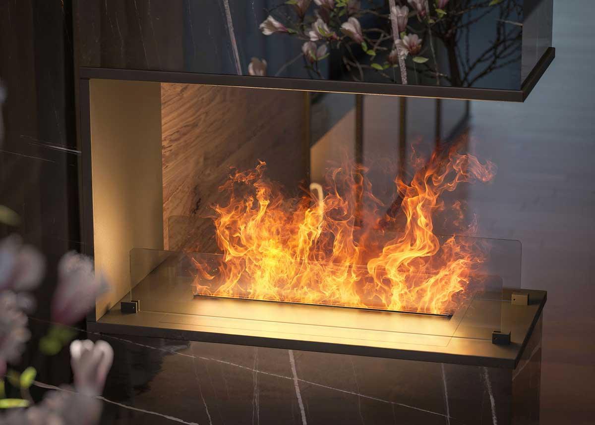 Elektro-Einbaukamin Invapo U800 von Infire