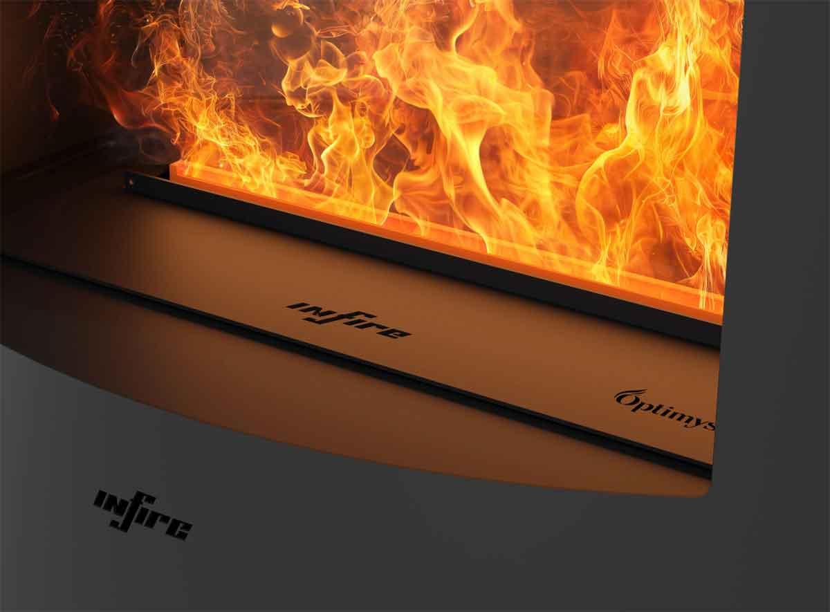 Elektrokaminofen Invapo Incoza Oval von Infire